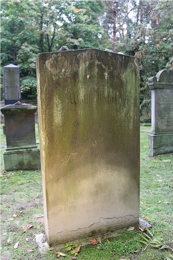 Grabstein Nummer 37 auf dem Friedhof Storkow