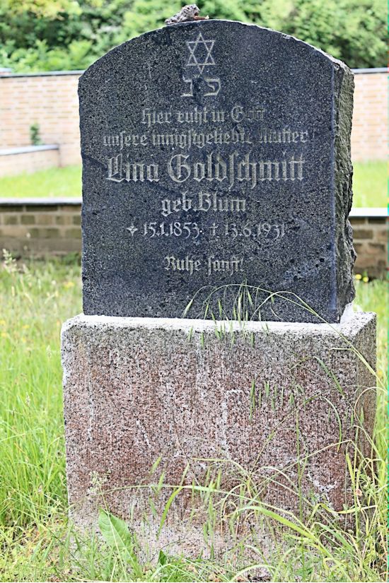 Grabstein Nummer 495 auf dem Friedhof Potsdam