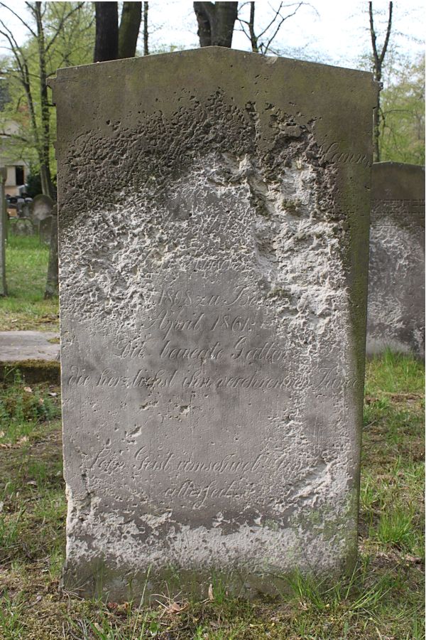 Grabstein Nummer 208 auf dem Friedhof Potsdam