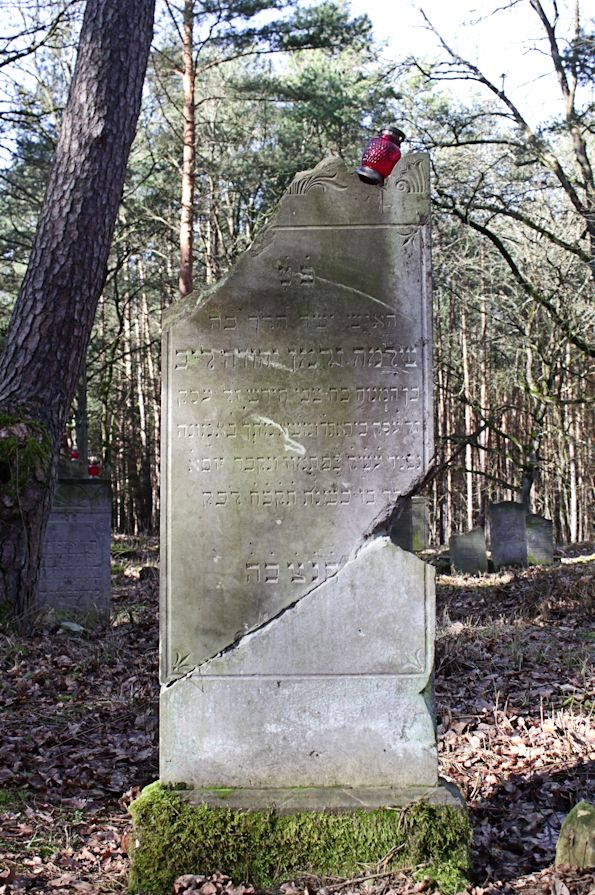 Grabstein Nummer 28 auf dem Friedhof Bledzew (Blesen)