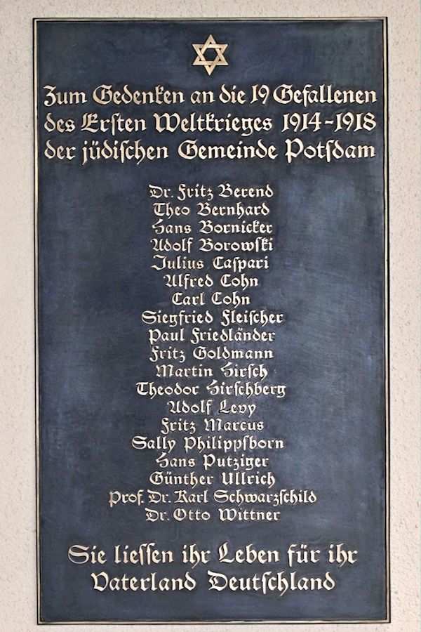 Grabstein Nummer 0 auf dem Friedhof Potsdam