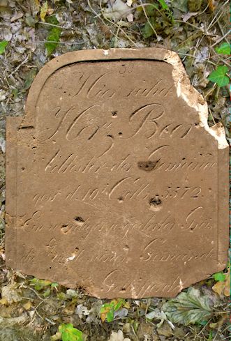 Grabstein Nummer 30 auf dem Friedhof Frankfurt/Oder