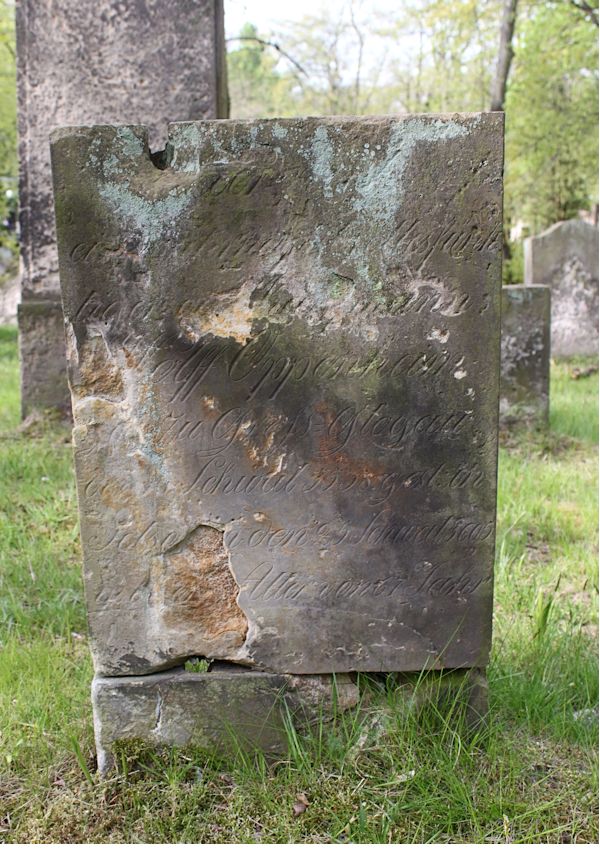 Grabstein Nummer 149 auf dem Friedhof Potsdam