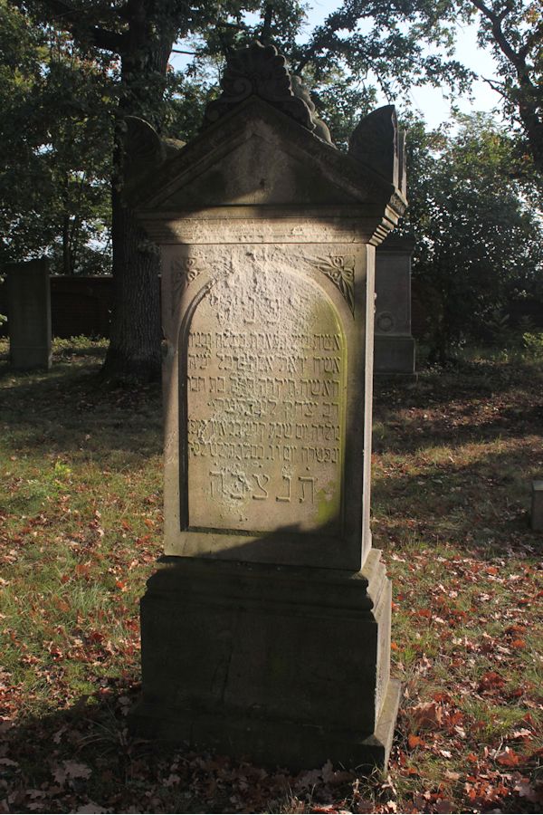 Grabstein Nummer 26 auf dem Friedhof Guben
