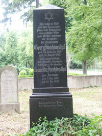 Grabstein Nummer 17 auf dem Friedhof Joachimsthal