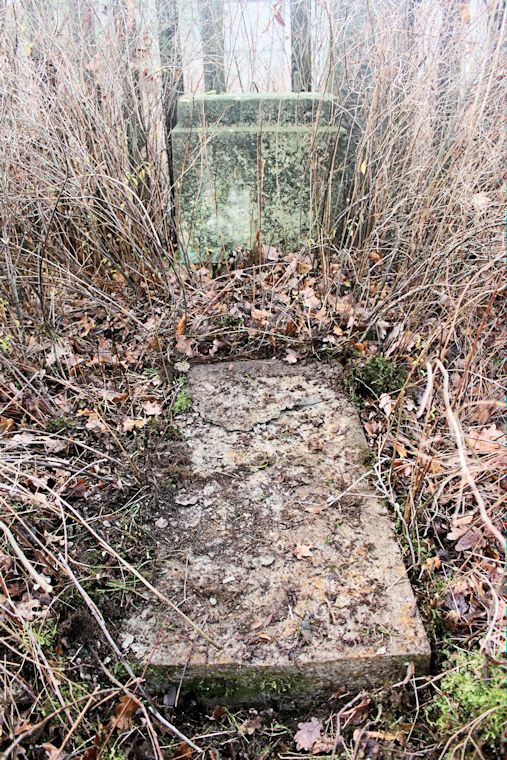 Grabstein Nummer 9 auf dem Friedhof Zasieki (Forst)