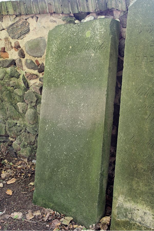 Grabstein Nummer 3 auf dem Friedhof Friedland