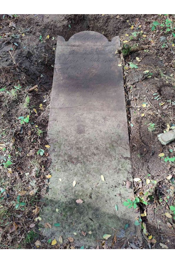 Grabstein Nummer 56 auf dem Friedhof Trzemeszno Lubuskie (Schermeisel)