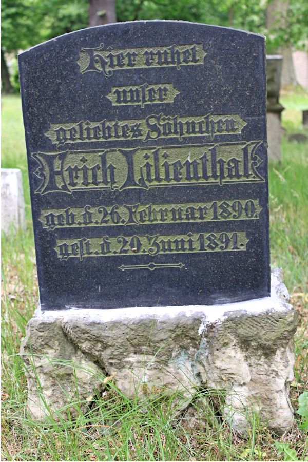 Grabstein Nummer 393 auf dem Friedhof Potsdam