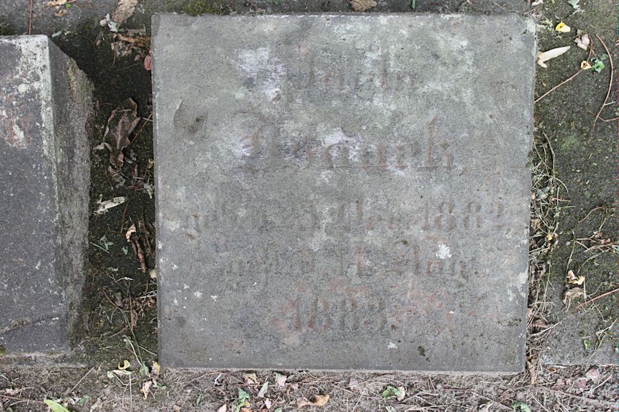Grabstein Nummer 12 auf dem Friedhof Neuruppin