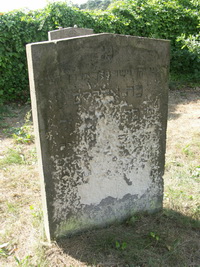 Grabstein Nummer 6 auf dem Friedhof Meinsdorf