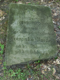 Grabstein Nummer 3 auf dem Friedhof Biesenthal