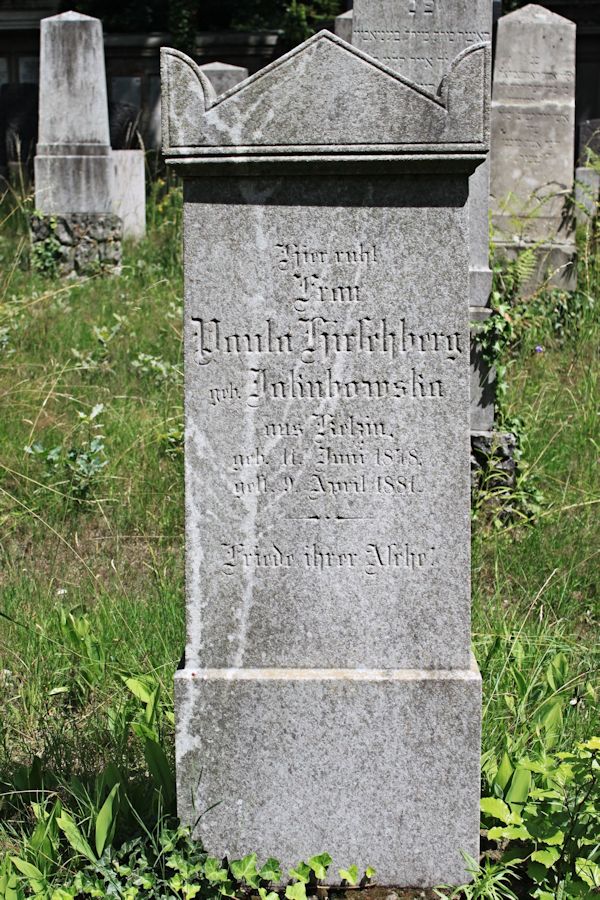 Grabstein Nummer 258 auf dem Friedhof Potsdam