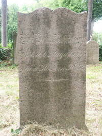 Grabstein Nummer 15 auf dem Friedhof Joachimsthal
