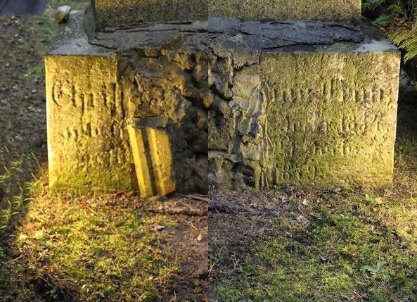 Grabstein Nummer 2 auf dem Friedhof Bad Wilsnack
