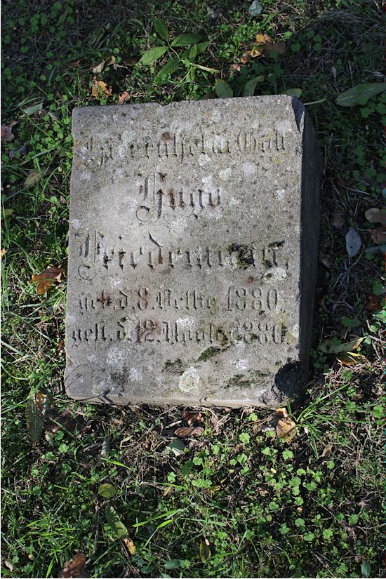 Grabstein Nummer 56 auf dem Friedhof Storkow