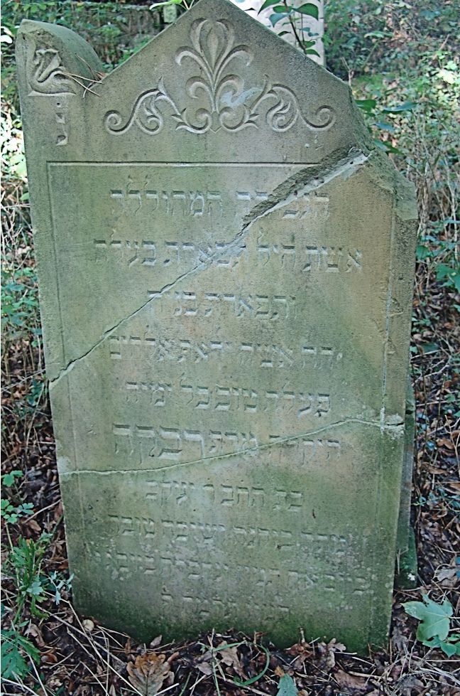 Grabstein Nummer 17 auf dem Friedhof Trzciel (Tirschtiegel)