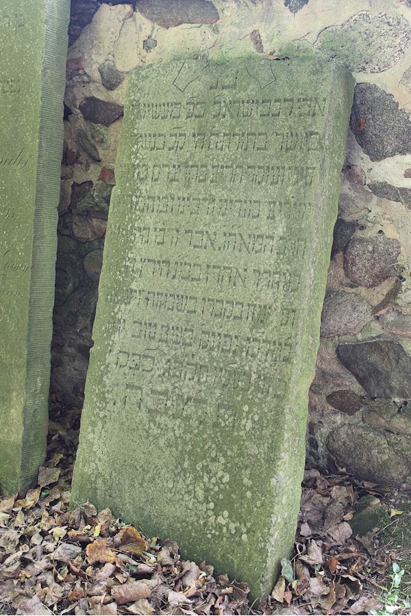 Grabstein Nummer 1 auf dem Friedhof Friedland