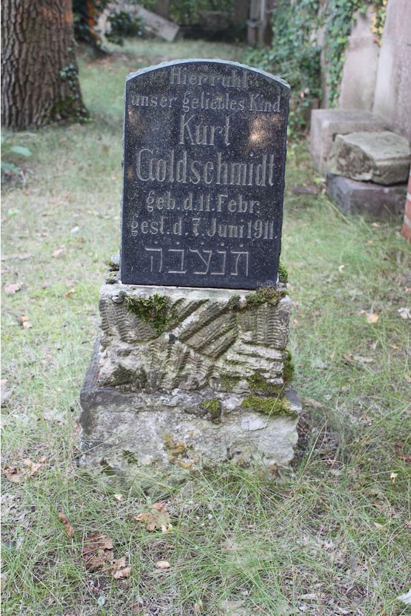 Grabstein Nummer 19 auf dem Friedhof Guben
