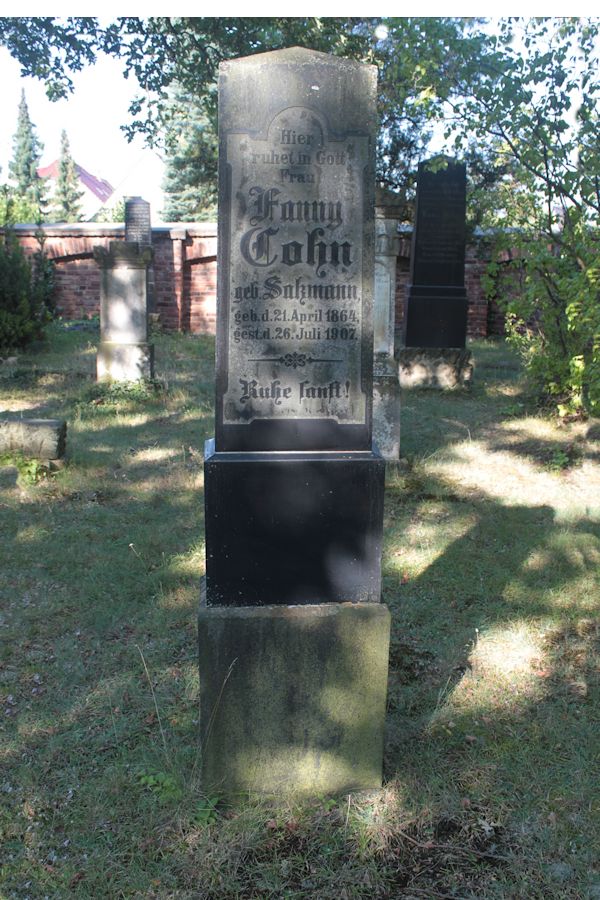 Grabstein Nummer 99 auf dem Friedhof Guben
