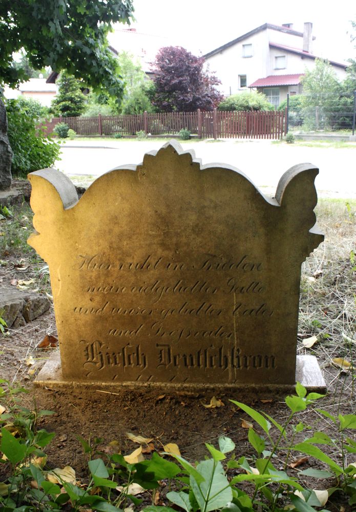 Grabstein Nummer 3 auf dem Friedhof Pszczew (Betsche)