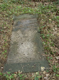 Grabstein Nummer 5 auf dem Friedhof Joachimsthal