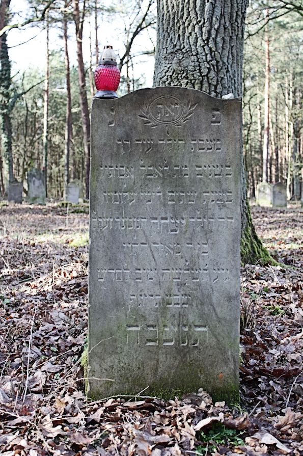 Grabstein Nummer 31 auf dem Friedhof Bledzew (Blesen)