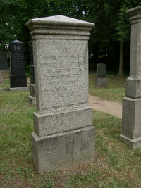 Grabstein Nummer 65 auf dem Friedhof Prenzlau
