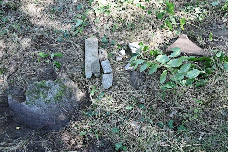 Grabstein Nummer 43 auf dem Friedhof Trzemeszno Lubuskie (Schermeisel)