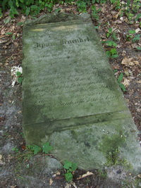 Grabstein Nummer 4 auf dem Friedhof Biesenthal
