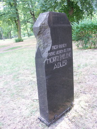 Grabstein Nummer 13 auf dem Friedhof Wittenberge