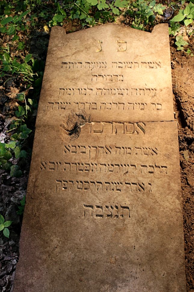 Grabstein Nummer 2 auf dem Friedhof Torzym (Sternberg)