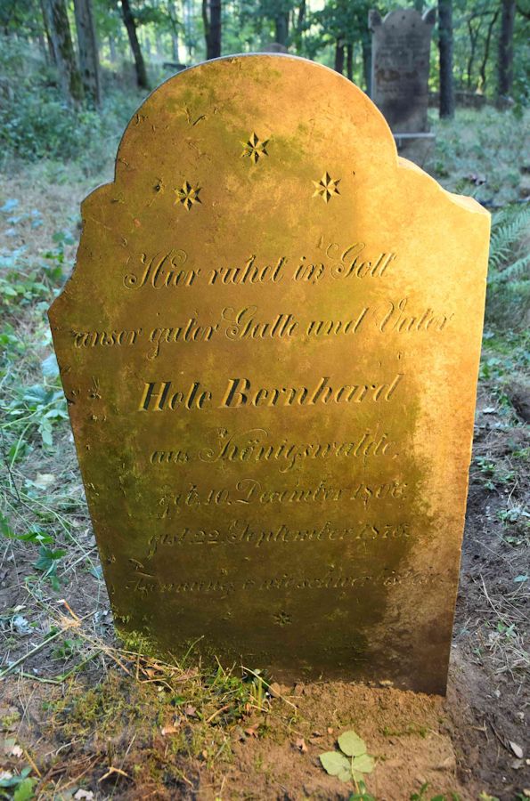 Grabstein Nummer 80 auf dem Friedhof Trzemeszno Lubuskie (Schermeisel)