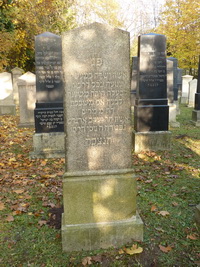 Grabstein Nummer 105 auf dem Friedhof Prenzlau