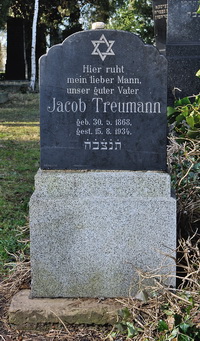 Grabstein Nummer 62 auf dem Friedhof Schwedt