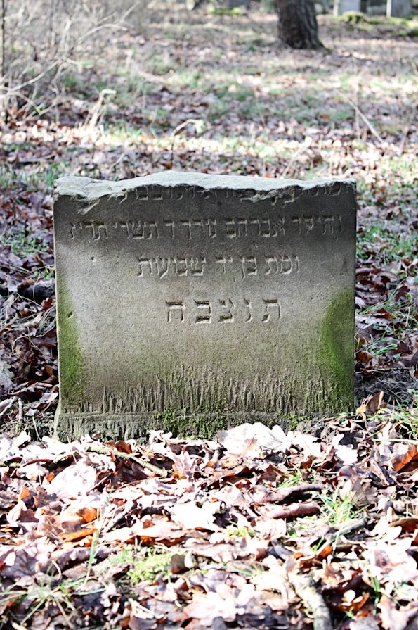 Grabstein Nummer 32 auf dem Friedhof Bledzew (Blesen)