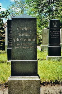 Grabstein Nummer 86 auf dem Friedhof Prenzlau