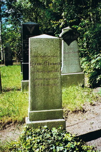 Grabstein Nummer 75 auf dem Friedhof Prenzlau