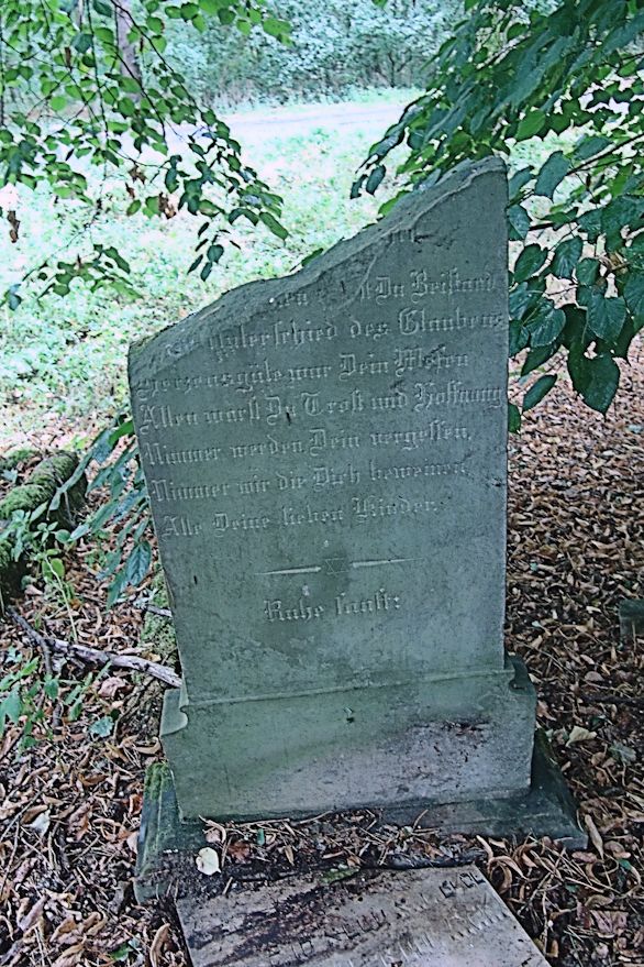 Grabstein Nummer 97 auf dem Friedhof Trzciel (Tirschtiegel)