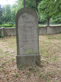 Grabstein Nummer 13 auf dem Friedhof Joachimsthal