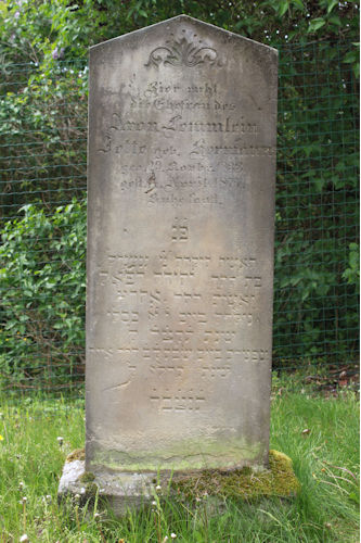 Grabstein Nummer 3 auf dem Friedhof Oderberg