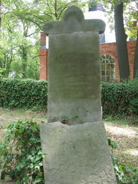 Grabstein Nummer 22 auf dem Friedhof Joachimsthal
