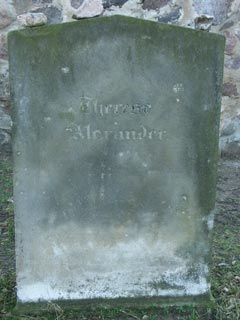 Grabstein Nummer 11 auf dem Friedhof Wriezen