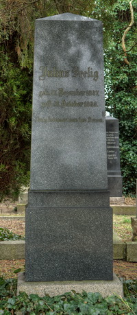 Grabstein Nummer 96 auf dem Friedhof Schwedt