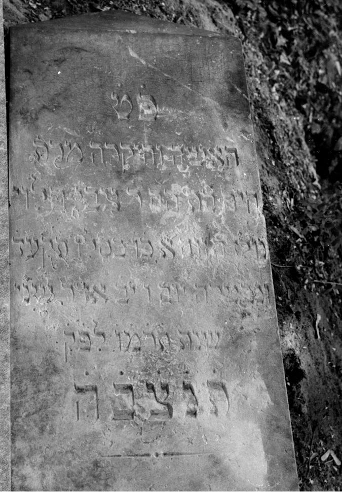 Grabstein Nummer 4 auf dem Friedhof Świętojańsko (St. Johannes)