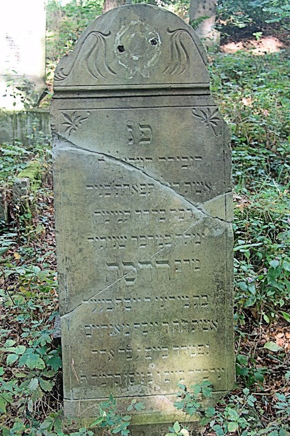Grabstein Nummer 19 auf dem Friedhof Trzciel (Tirschtiegel)