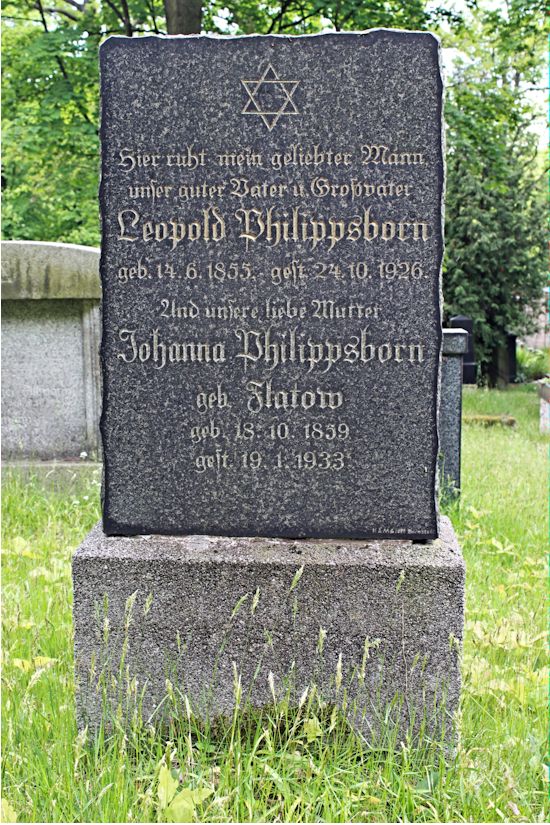 Grabstein Nummer 425 auf dem Friedhof Potsdam
