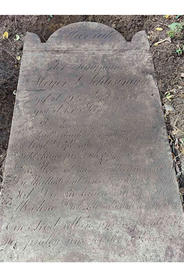 Grabstein Nummer 56 auf dem Friedhof Trzemeszno Lubuskie (Schermeisel)