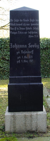 Grabstein Nummer 117 auf dem Friedhof Schwedt