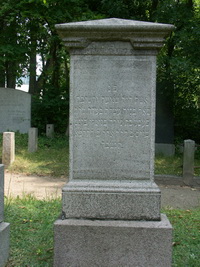 Grabstein Nummer 46 auf dem Friedhof Prenzlau
